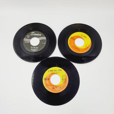 3 PC - 45 RECORDS - THE BEATLES
