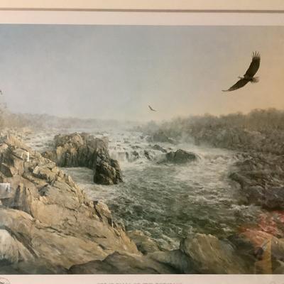 Lot. 6412. Signed and Numbered "Great Falls of the Potomac" by Paul McGehee