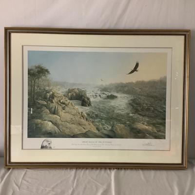 Lot. 6412. Signed and Numbered "Great Falls of the Potomac" by Paul McGehee