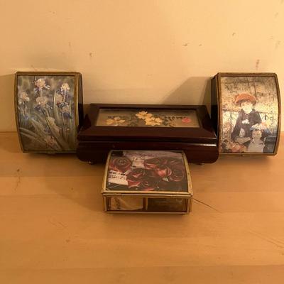 Enesco Music Boxes & Wooden Music/Jewelry Box (MB-MG)