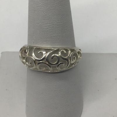 Large Silver 925 Ring