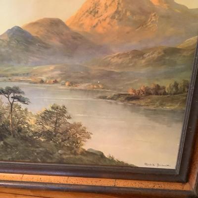 Alfred de Breanski landscape print