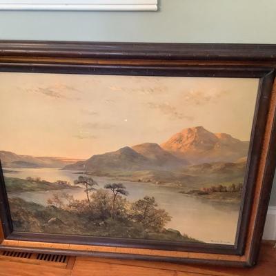 Alfred de Breanski landscape print