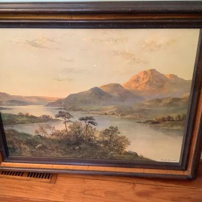 Alfred de Breanski landscape print