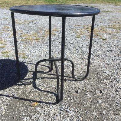 Lot.6420. Black Metal Table