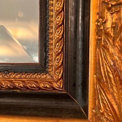Wooden Framed Beveled Glass Mirror(FR-MG)