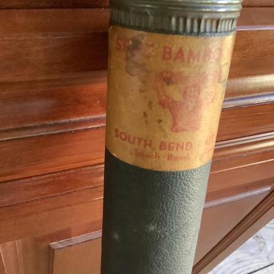 Vintage Bamboo fly fishing rod 9â€™