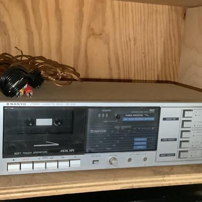 Sanyo RD S30 stereo cassette deck