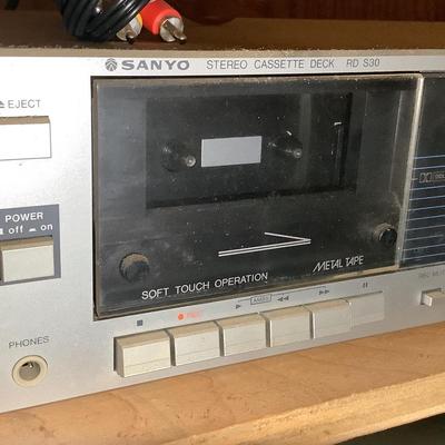 Sanyo RD S30 stereo cassette deck