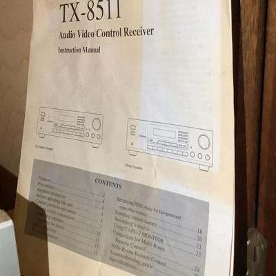 ONKYO receiver TX-8511