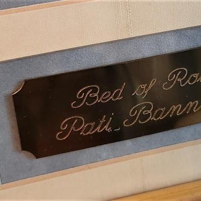 Lot #73  Pati Bannister "Bed of Roses" Limited Edition Lithograph in Frame - Artist's Proof