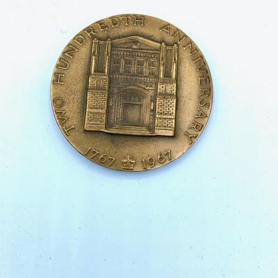 Vintage Columbia University College of Physicians & Surgeons 200 year Medallion