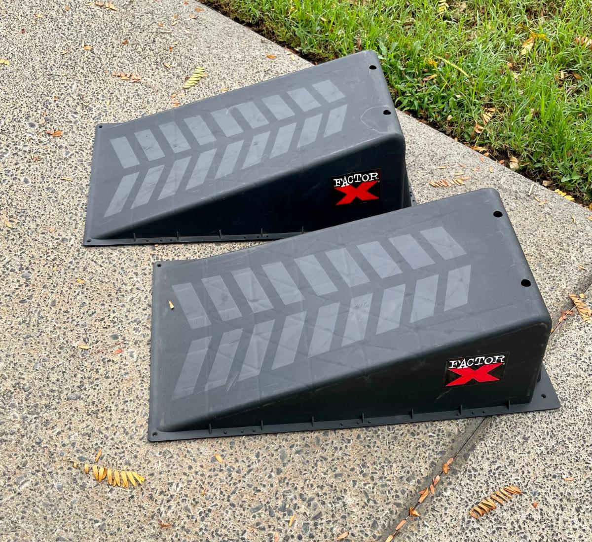 X Factor Skateboard or Bicycle Jump Ramps