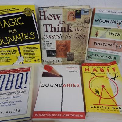 8 Non-Fiction Books: Woodland Wisdom, Power of Habit, Boundaries, Magic Dummies