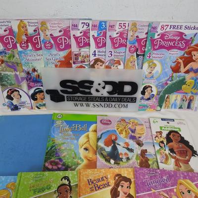 24 Children's Books/Magazines, Disney Princesses, Little Golden Books