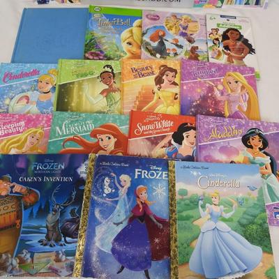 24 Children's Books/Magazines, Disney Princesses, Little Golden Books