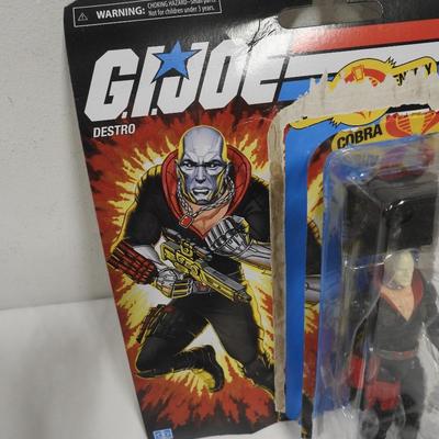 GI Joe Classified Series Destro Action Figure Collectible, Defect Unpainted Head