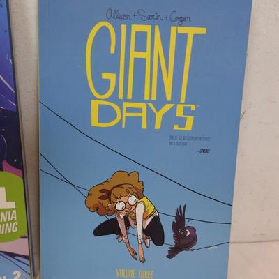3 Graphic Novel Books: Snotgirl Volumes 1 & 2, Giant Days