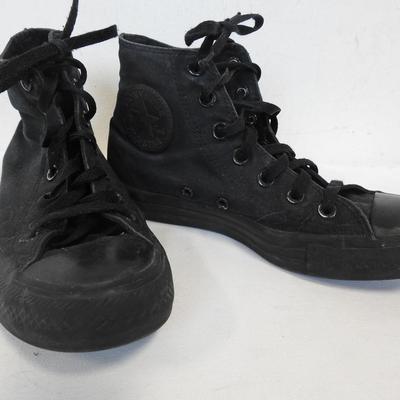Converse All Star High Tops, Black. Men's Size 5/Women's size 7