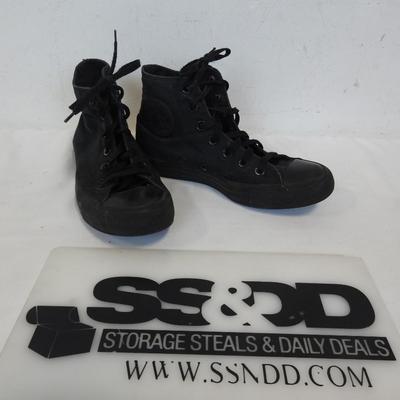 Converse All Star High Tops, Black. Men's Size 5/Women's size 7