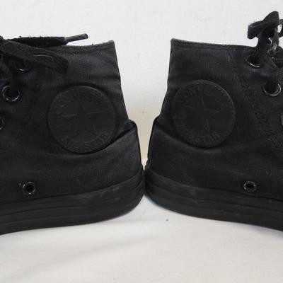 Converse All Star High Tops, Black. Men's Size 5/Women's size 7