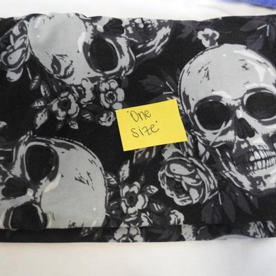 3 Pairs LuLaRoe Leggings: Tween Halloween Windows, Tween Blue, OS Floral Skulls