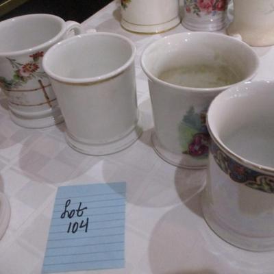 Vintage Shaving Mugs