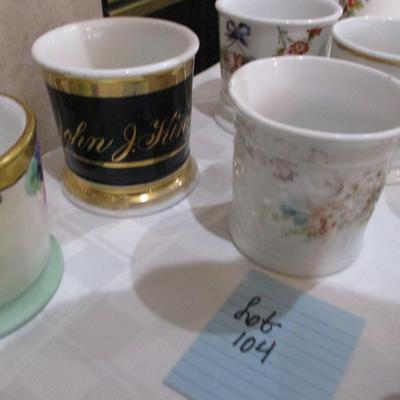 Vintage Shaving Mugs