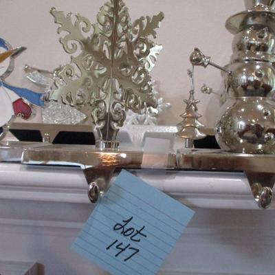 Various Holiday Stocking Holders