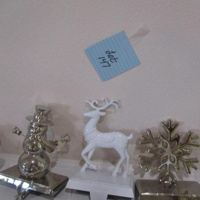 Various Holiday Stocking Holders