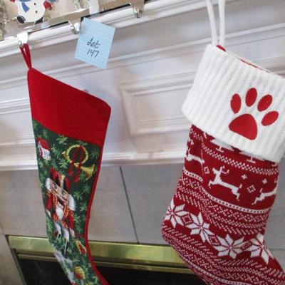 Various Holiday Stocking Holders