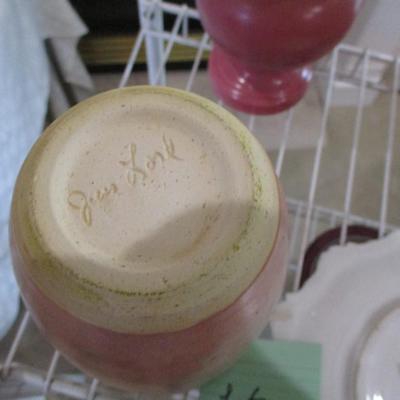 Home Decor-- lamp, sewing box,