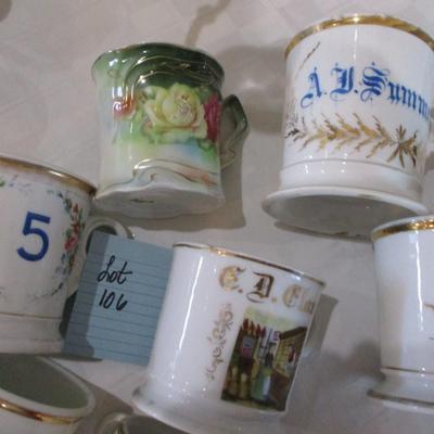 Vintage Porcelain Shaving Mugs