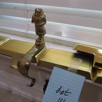 Brass Stocking Holders