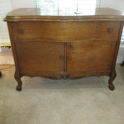 Oak Chest on Castors