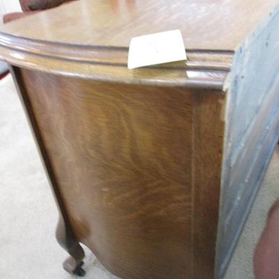 Oak Chest on Castors