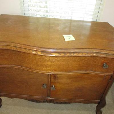 Oak Chest on Castors
