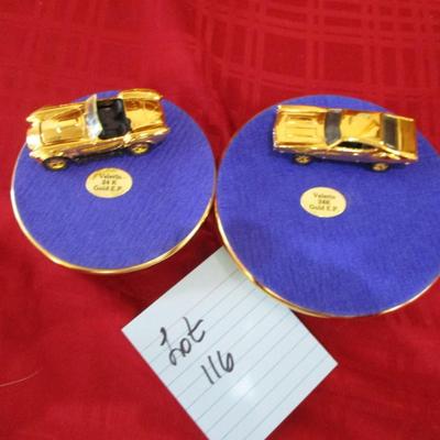 24K Electroplated Gold Hot Wheels