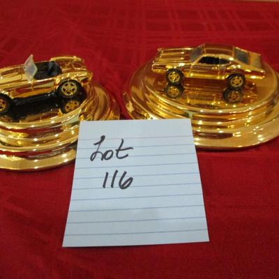 24K Electroplated Gold Hot Wheels