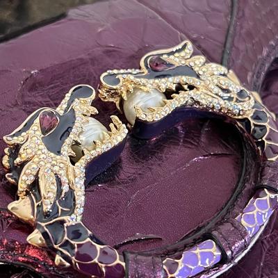 Gucci Limited Edition Tom Ford Snakeskin Jeweled Dragon Bag Purse