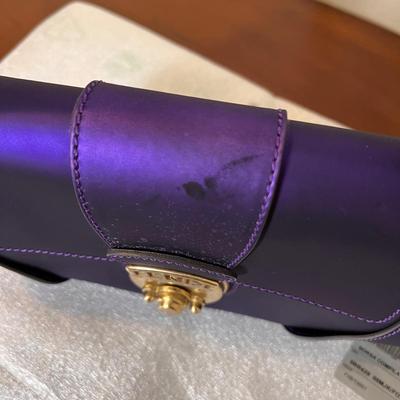 Vintage Fendi Borsa Tuc Purple Shoulder Bag