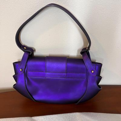Vintage Fendi Borsa Tuc Purple Shoulder Bag