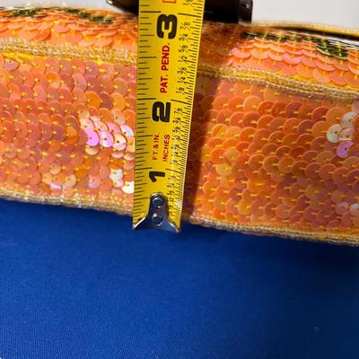 Vintage NWT Fendi Multicolor Sequins Baguette Shoulder Bag