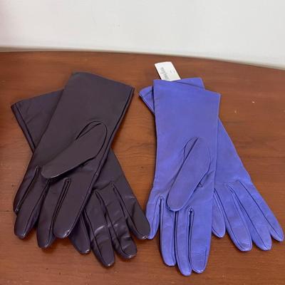 2 Pairs Leather Gloves Incl. Neiman Marcus