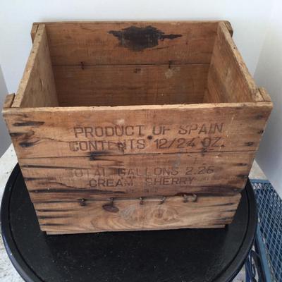 Lot. 6429. Wooden Advertising Crate