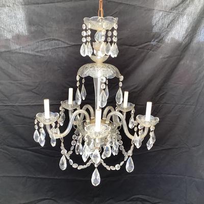 Lot. 6440. Crystal Chandelier