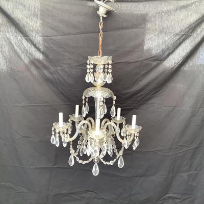 Lot. 6440. Crystal Chandelier