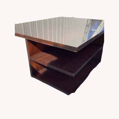 Lot. 6441. Large Modern Walnut Cocktail Table