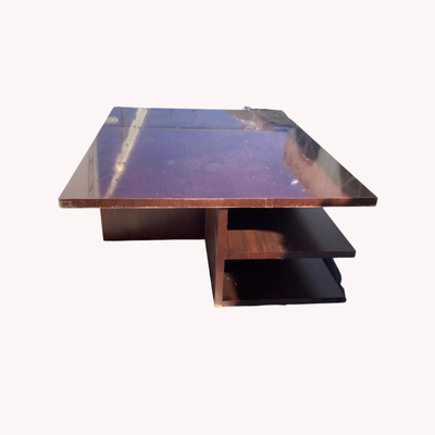 Lot. 6441. Large Modern Walnut Cocktail Table