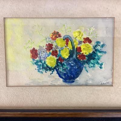 Lot. 6443. Four Small Paintings and Prints
